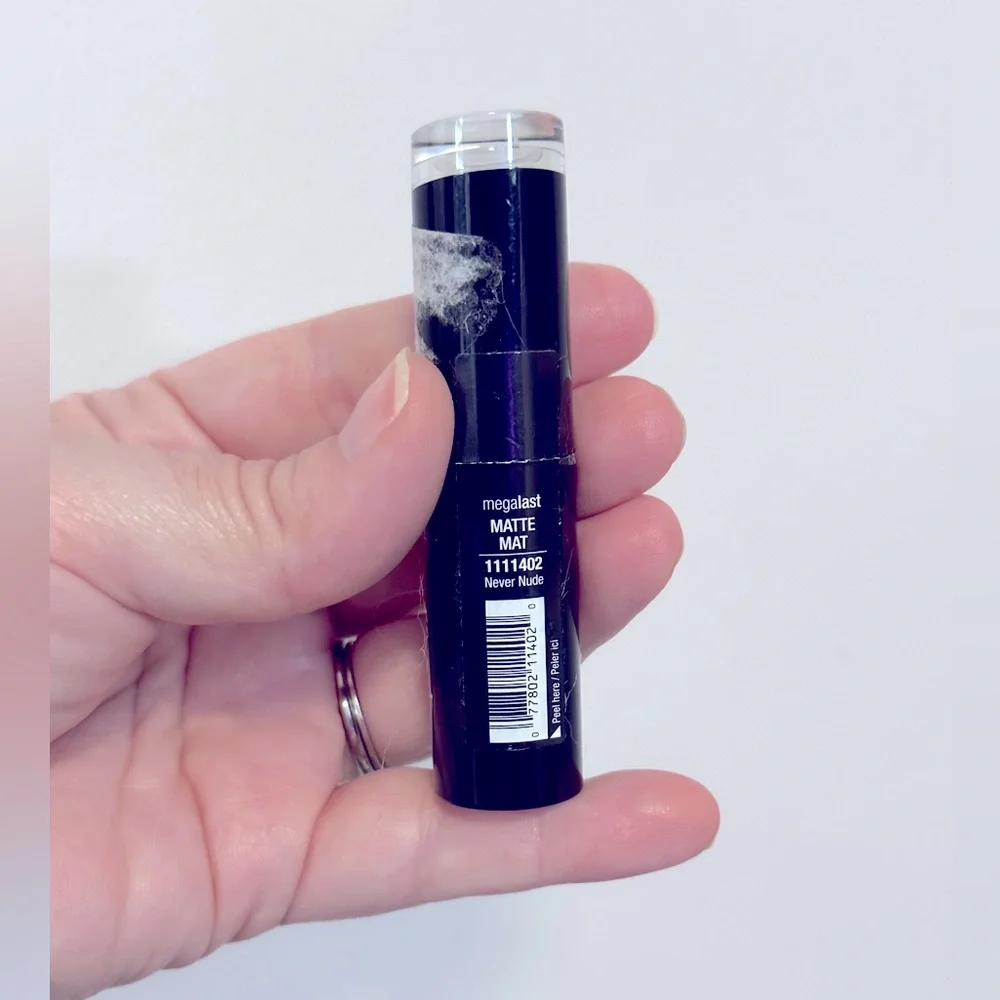 Wet&Wild Never Nude Beautiful Pinkish-Neutral Matte Velvety Smooth Lipstick 3.3g